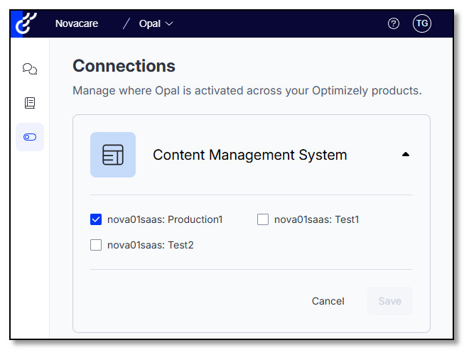 Screenshot, Opal Connections