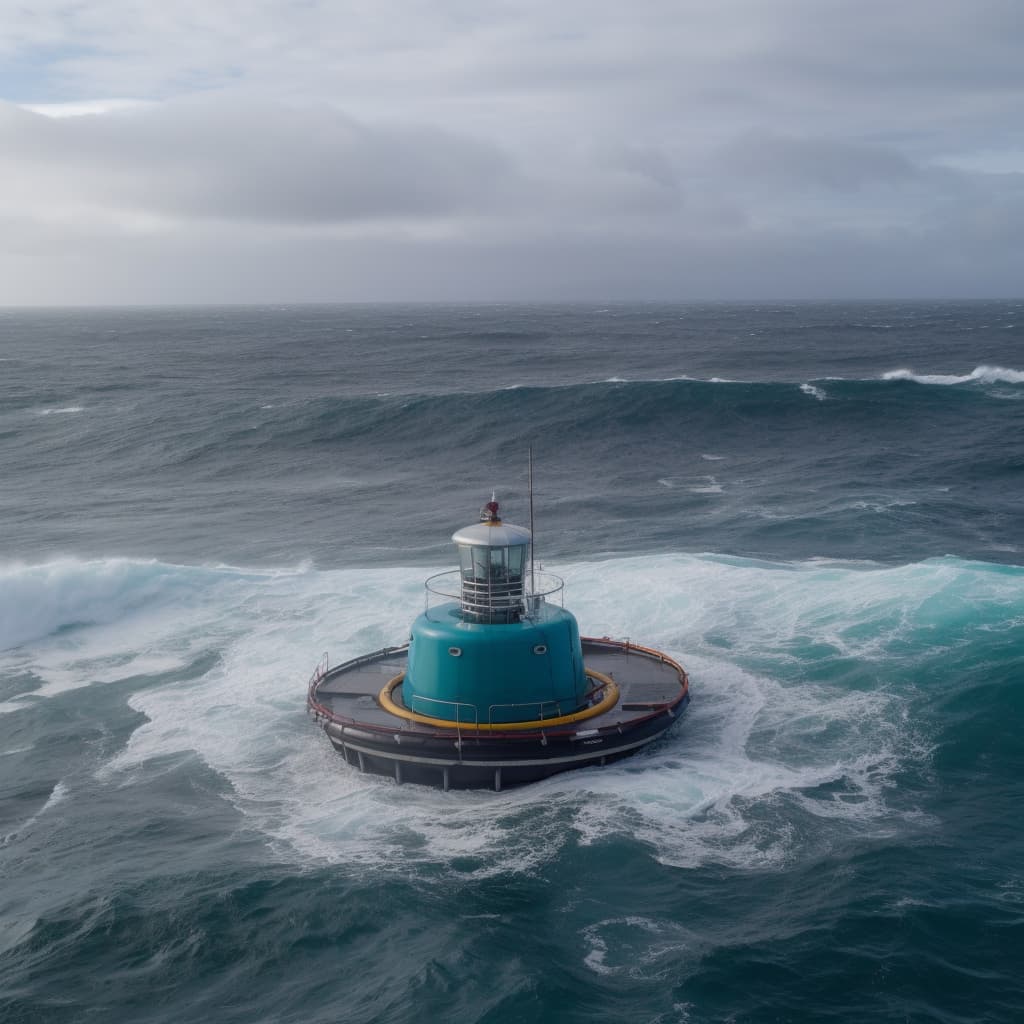 A boat in the ocean