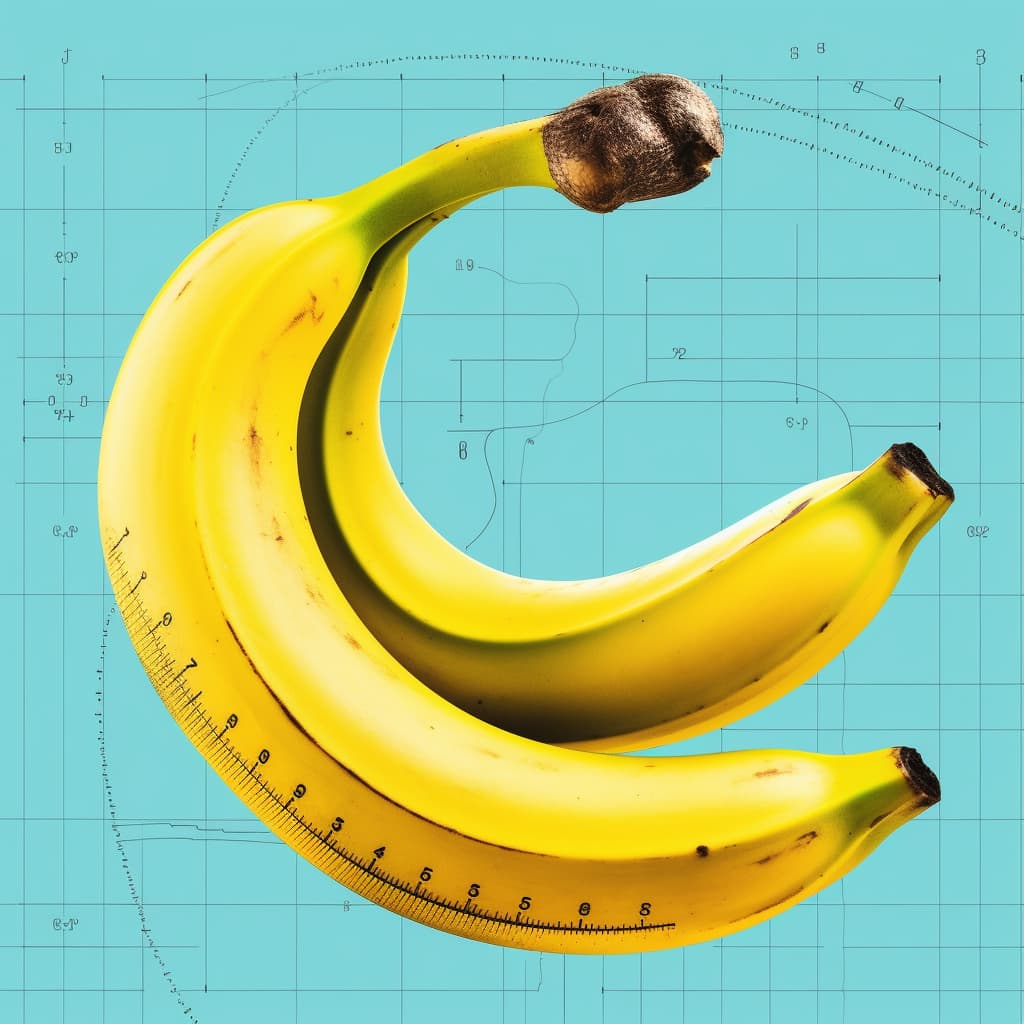 A banana with a nut on it