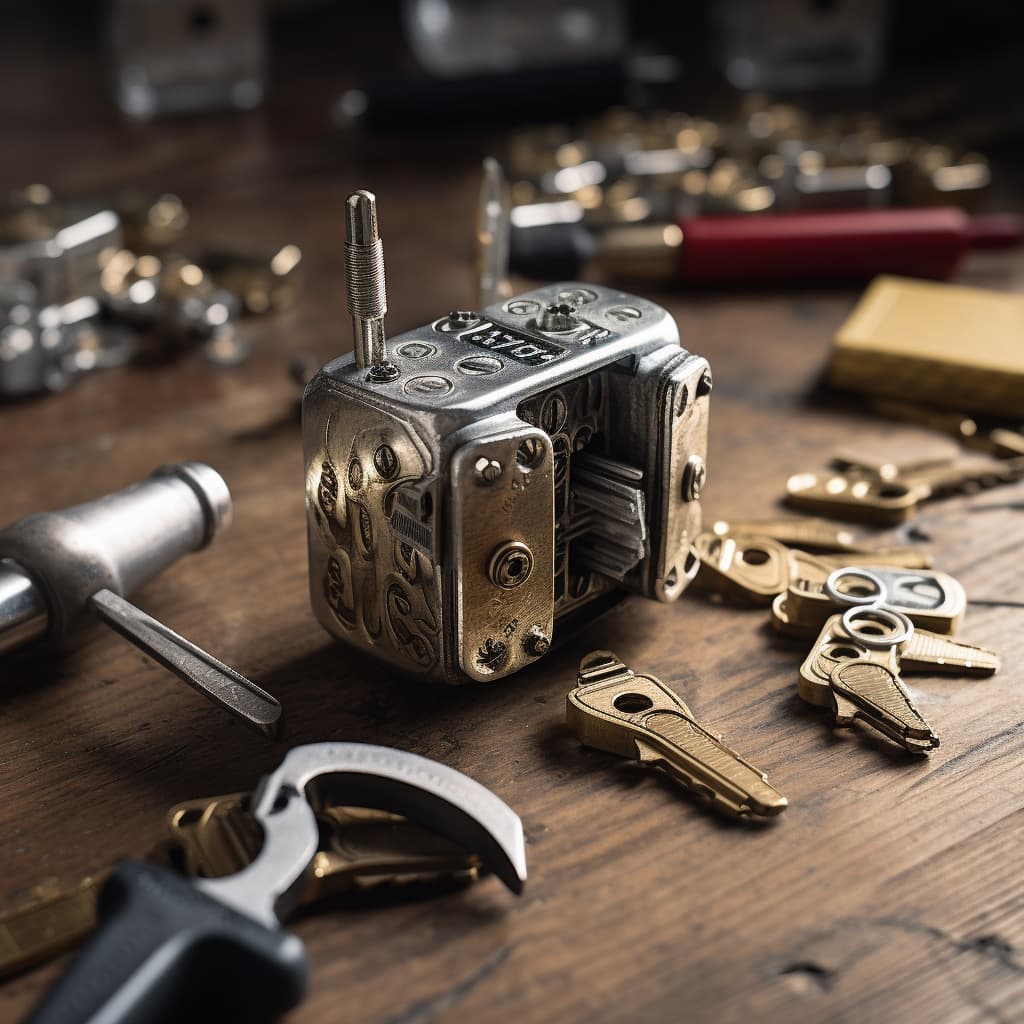 A camera and bullets on a table