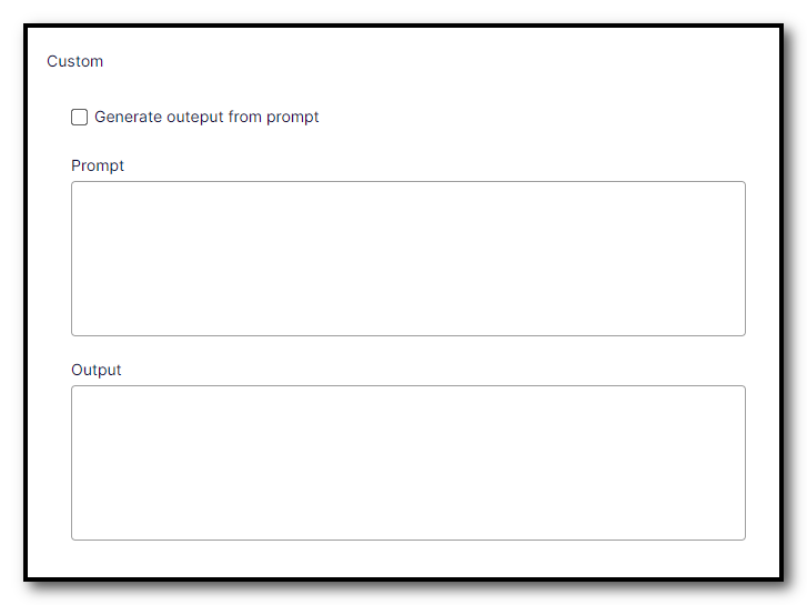 Optimizely egenskaper for å generere output fra input