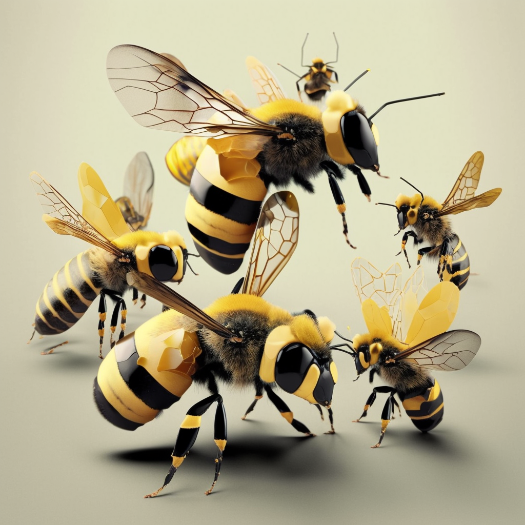 A group of bees