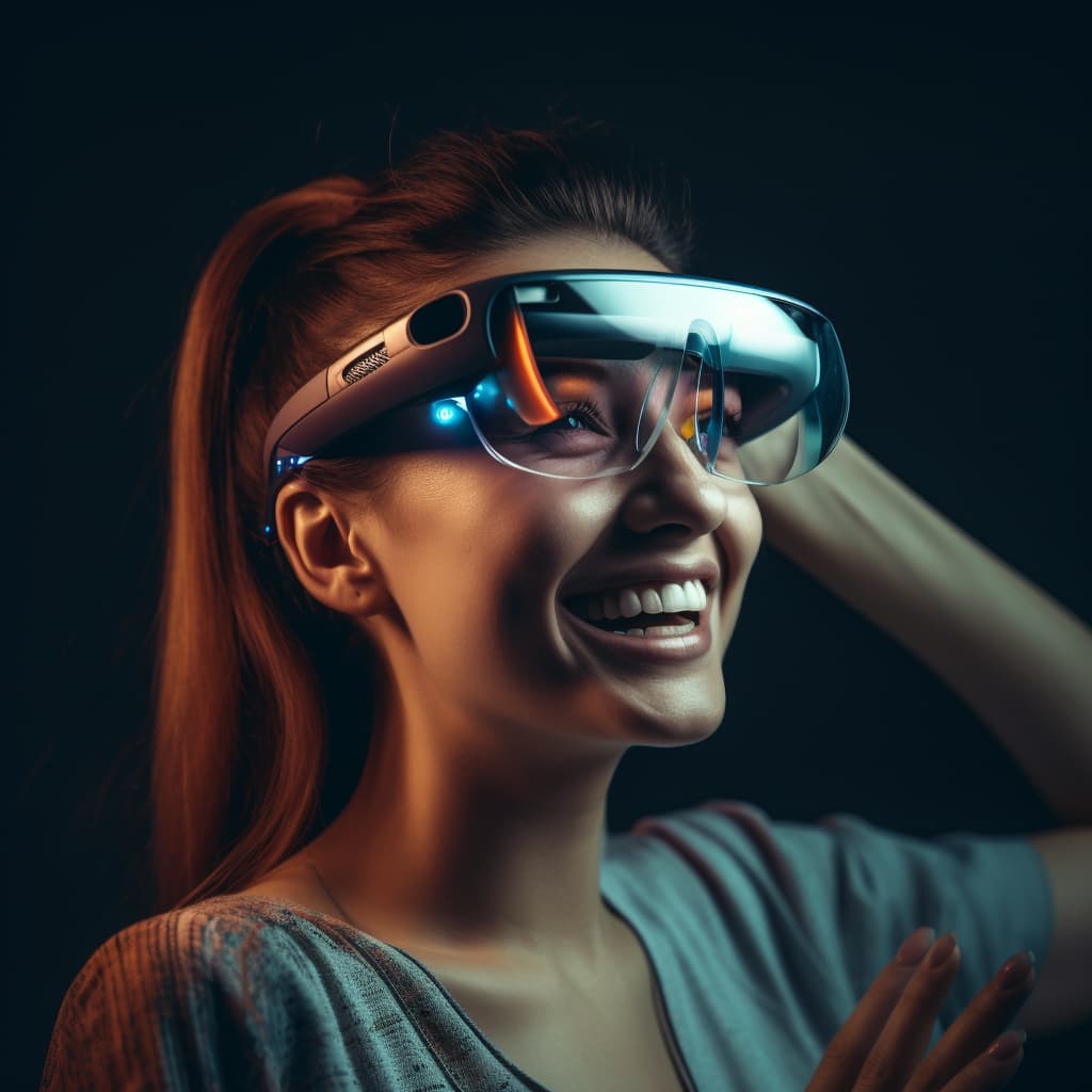 A person wearing sunglasses