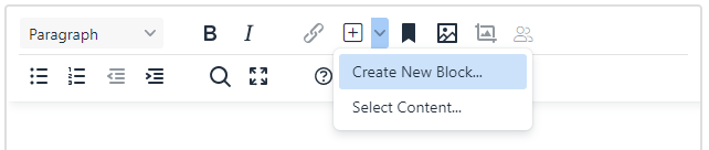 Optimizely CMS, TinyMCE med epi-create-block